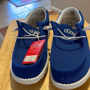 Hey Dude Sox collection blue and gray. Size 13 new with tags